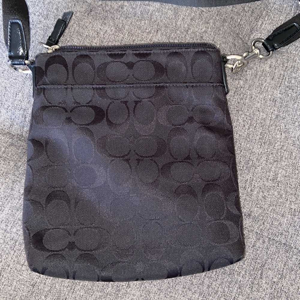 Black Coach Crossbody Purse - Picture 4 of 11